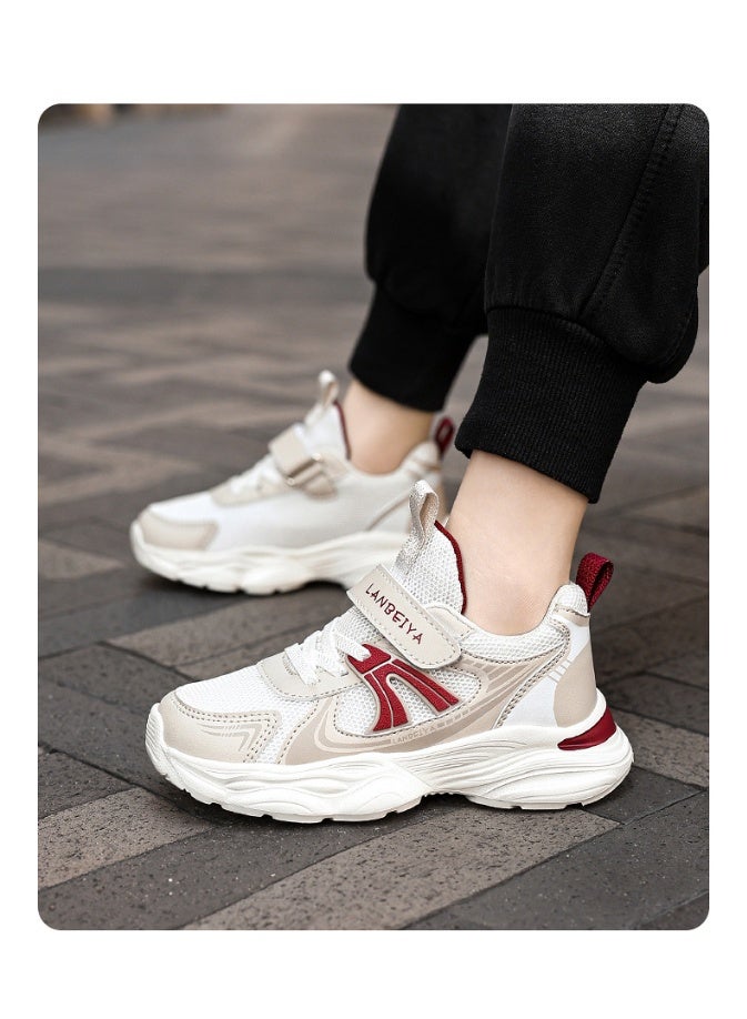 NIBEMINENT Boys Sneakers  Mesh Stitch  Breathable Comfortable Kids Shoes Running Sports Children Sneakers - Image 3