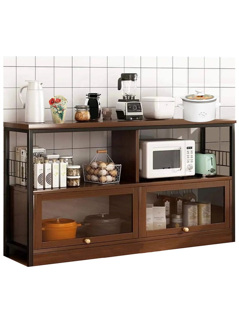 AGD Coffee Cabinet, Large Capacity Coffee Table, Modern Minimalist Style Home Coffee Corner, Suitable for Living Room or Office - Image 1