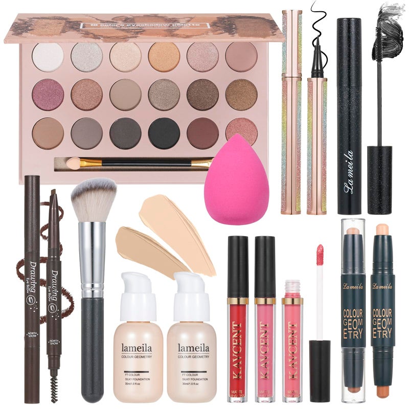 KAVCENT Makeup Kits Makeup Sets for Teens Women Teenagers Makeup Kit for Women Full Kit Make up Set Girls Gift Eyeshadow Foundation Makeup Kits for Teens Girls Ages - Image 1