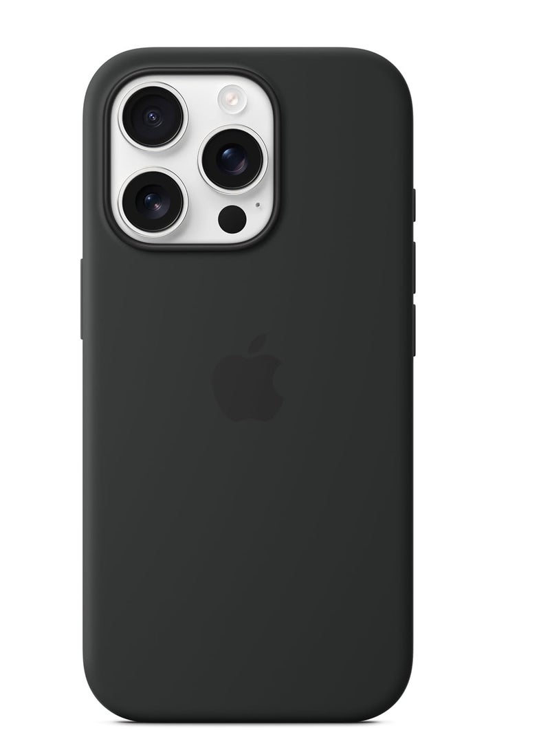 iPhone 15 Pro Max Silicone Case Black Shockproof Thin Cover, Resists Scratches, Phone Case for iPhone 15 Pro Max Silicone Case Black
