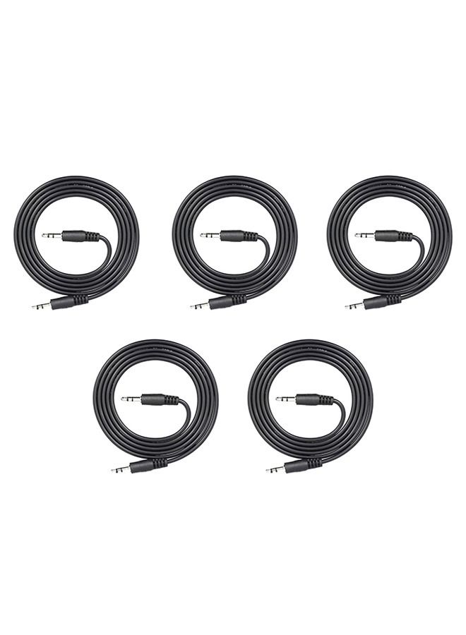 Taimi Audio Cable 1.5m 1.5meter Black (5 pieces) - Image 1