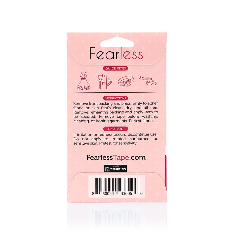Fearless Tape Dots â€“ Double-Sided Fashion Adhesive Dots, Clear Body & Clothing Tape, Discreet Garment Fixes (50 Count) - Image 2