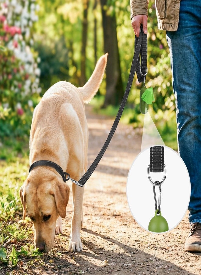Joytale Dog Leash, 4 FT Double-Sided Reflective, Padded Handle Nylon Heavy Duty Leashes for Small Dogs Walking, Black - Image 2