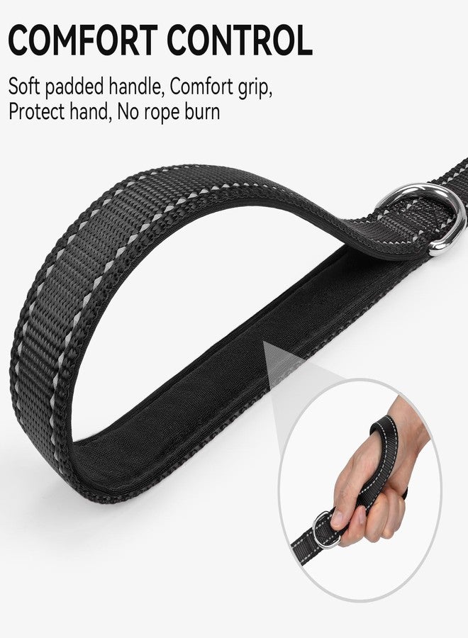 Joytale Dog Leash, 4 FT Double-Sided Reflective, Padded Handle Nylon Heavy Duty Leashes for Small Dogs Walking, Black - Image 3