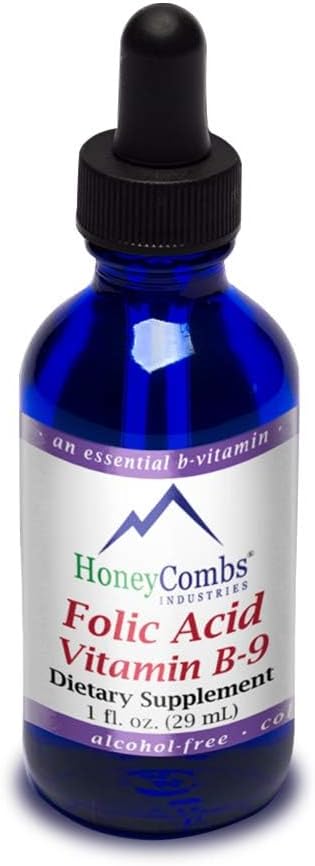 HoneyCombs Folic Acid Vitamin B9 Liquid Drops for Women - Image 1