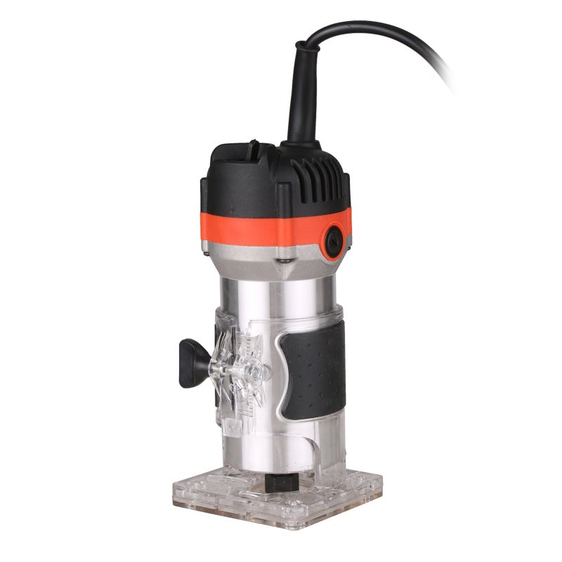 Trim Router 800W Copper Wire Motor Multiple Trimming Edge - Toggle Switch Instant ON/OFF Wood Router for Professional Woodworkers & DIY Woodworking Projects - Image 1