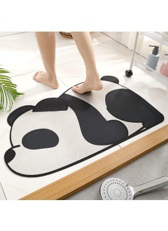 GTC GTC Panda Design Diatom Mud Bath Mat Absorbent Non-Slip Floor Mat for Bathroom Shower Entrance Soft Washable Anti-Slip Kids Friendly (BB-098)  - Image 4