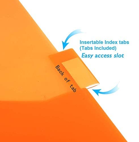True-Ally A4 Binder Index Divider (10 Insertable tab Sheets) - Separators for Box Files, Lever Arch Files, Binders - A4 Size - Multicolor Tabs (Pack of 2 (Total 20 Sheets)) - Image 2