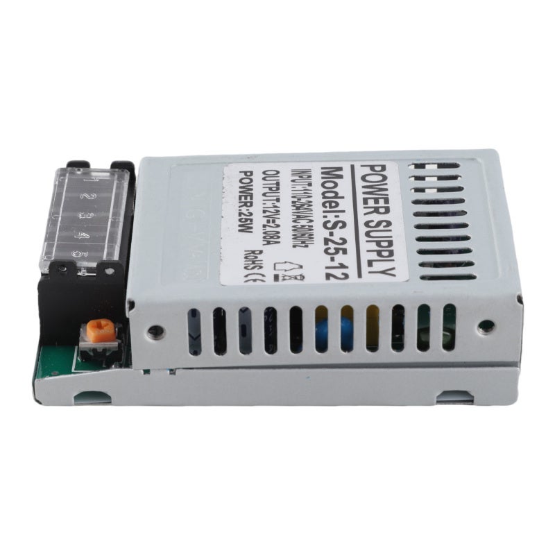 Switching Power Supply 25W 2.08A DC 12V Output Aluminum Alloy - 170-264V Input - Safety Protection Cover for Industrial Automation - Image 5