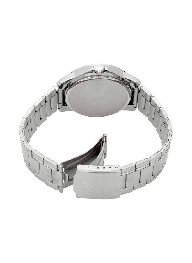 Casio MTP-V004D-1BUDF Men’s Analog Stainless Steel Watch – Black Dial, Date Display, Water Resistant - Image 5