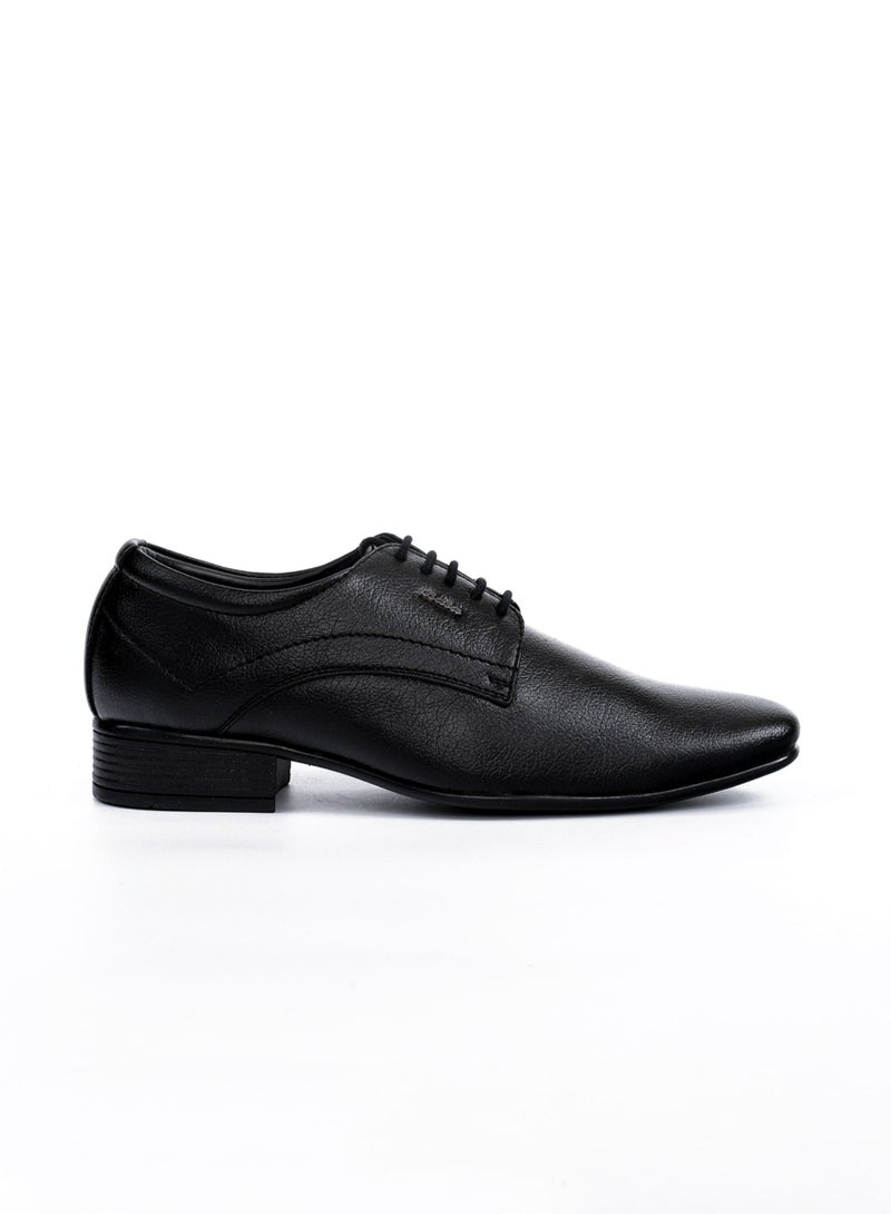 Bata Formal Block Heel Lace-Up Shoes - Image 1