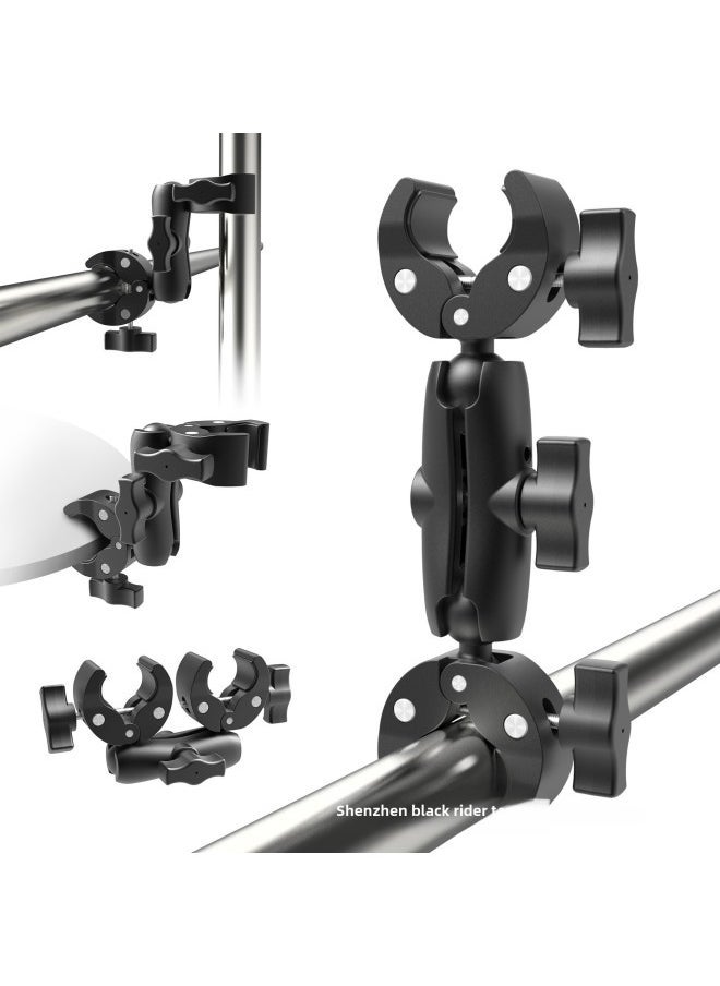 Digital Camera Accessories - Sports Camera Accessories - Underwater Housing For Sony Action Cam Hdr-as300v-Color:Upgraded 9CM Double Head Clamp - Image 2