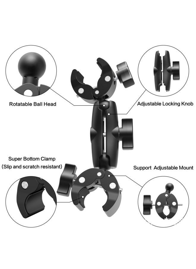Digital Camera Accessories - Sports Camera Accessories - Underwater Housing For Sony Action Cam Hdr-as300v-Color:Upgraded 9CM Double Head Clamp - Image 5
