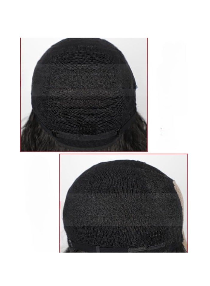إستيل شعر مستعار صغير بدانتيل أمامي للنساء طويل بموجات سوداء NYL2538 - Image 5