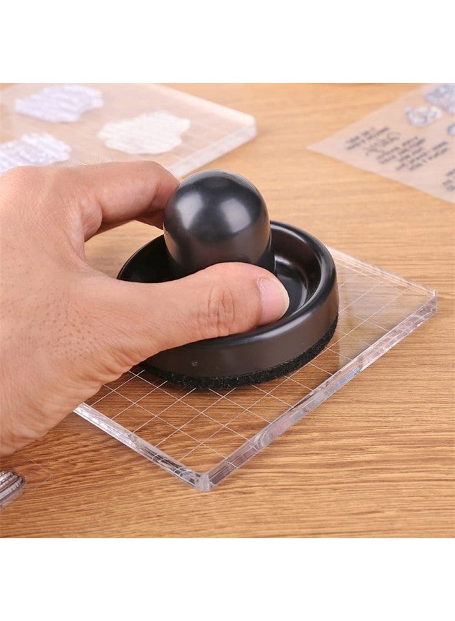 CYFUN DESIGN Rubber Stamp Pressure Tool For Diy Scrapbooking Crafts Stamp Embossing Tool Precision Stamp Press Stamp Positioning Tools Arts Supplies Stamping Tools - Image 3