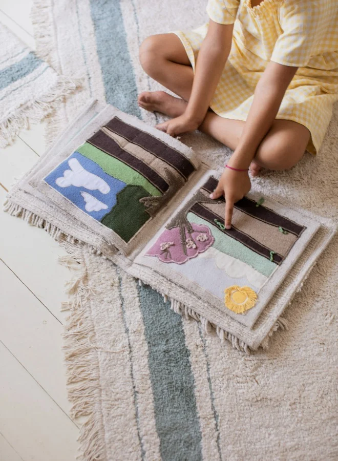 Lorena Canals Washable Rug Gastro Vintage Blue - M