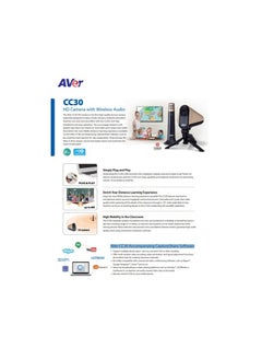 AVer CC30 - Classroom Camera (USB Video Conferencing Camera)  - Image 5