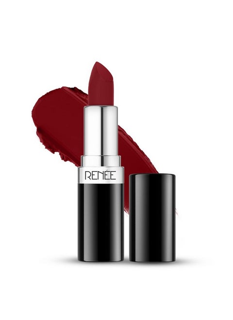 Stunner Matte Lipstick - Free Spirit 4Gm - Intense Color Pay Off, Full Coverage Long Lasting Weightless Velvety Formula With One Swipe Application - Enriched With Vitamin E & Hyaluronic Acid