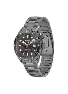 HUGO BOSS HUGO BOSS WATCH ROUND ANALOG MEN'S GREY CASE WATCH - 1514213  - Image 1