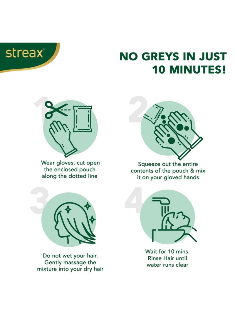 Streax شامبو صبغة الشعر إنستا 03 بني غامق 25 مل - Image 4