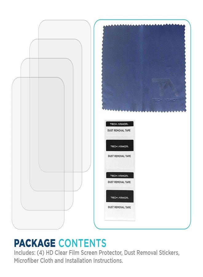 Tech Armor iPhone 16 Screen Protector 6.1 inch - HD Clear Film, Ultimate Display Protection, Crystal Clear Clarity, Easy Installation, Premium Quality, 4 Pack - Image 5