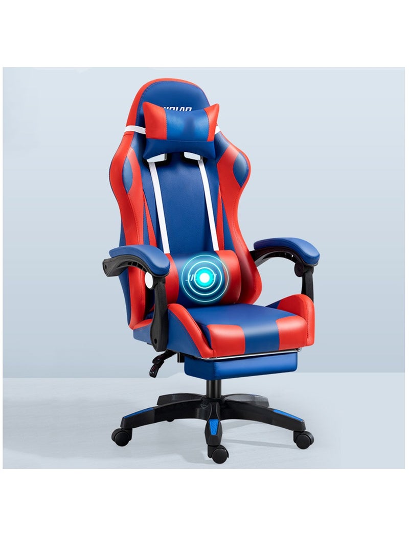 Arabest Gaming Chair with Footrest Ergonomic Massage Computer Desk Chair Video Gaming Chair with Speakers Lumbar Support Height & Angles Adjustable Reclining Gamer Chair,Standard - Image 1