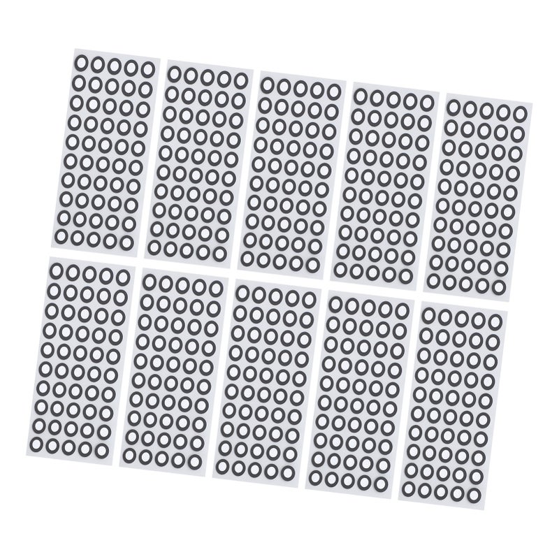 1000 Pcs 3D Scanning Marker ID 6mm OD 10mm High Reflection Strong Adhesion 3D Tracking Dot Reference Point Marker - Image 1
