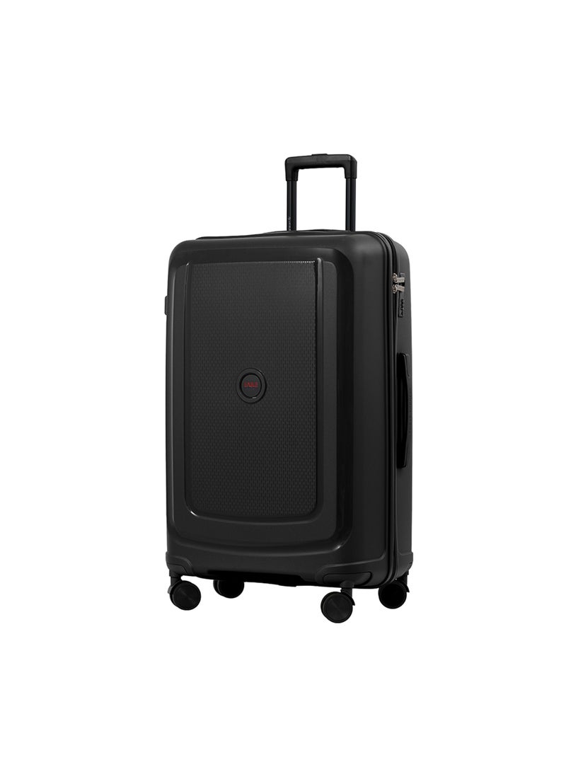 ايجل اكسبريس عربة سفر صلبة من البولي بروبيلين من Eagle Express Clifton Cabin Travel بعجلات دوارة مزدوجة 360 درجة وقفل آمن 20 بوصة إصدار أسود - Image 1