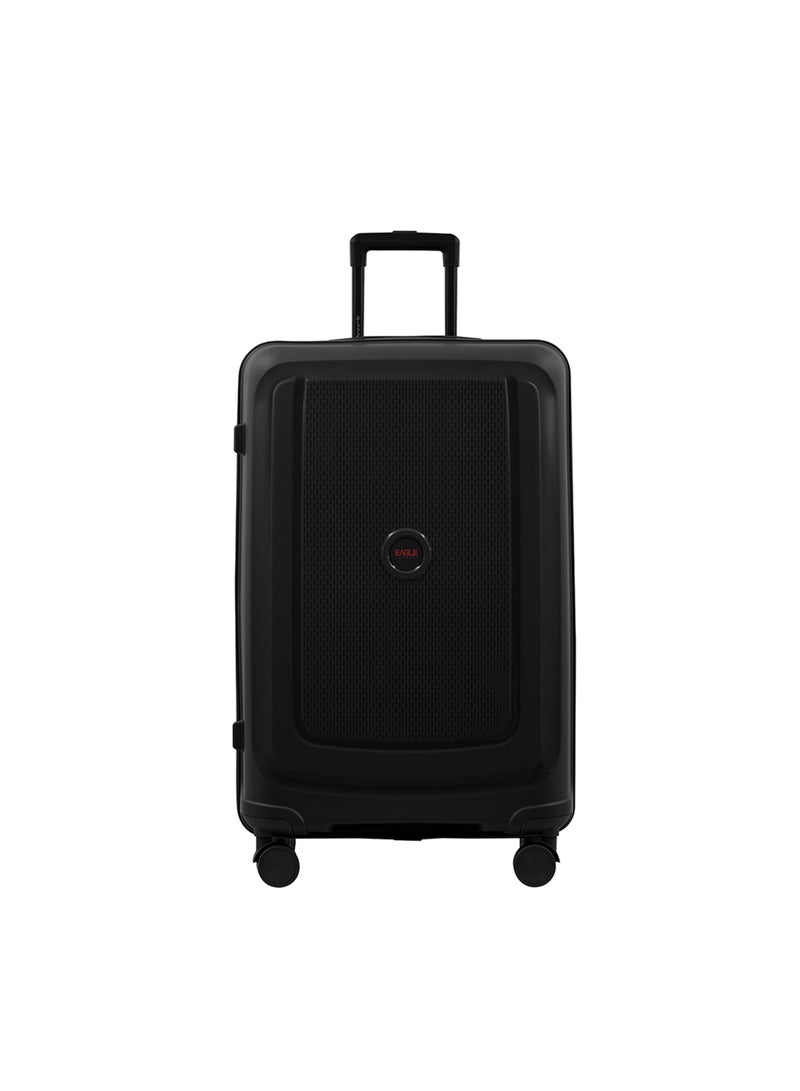 ايجل اكسبريس عربة سفر صلبة من البولي بروبيلين من Eagle Express Clifton Cabin Travel بعجلات دوارة مزدوجة 360 درجة وقفل آمن 20 بوصة إصدار أسود - Image 2