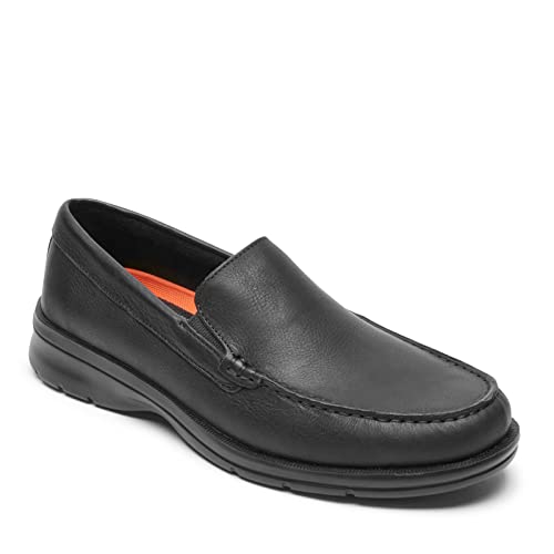 Rockport Men's Men's Palmer Venetian Loafer, Black Tumbled, 11.5 - Image 2