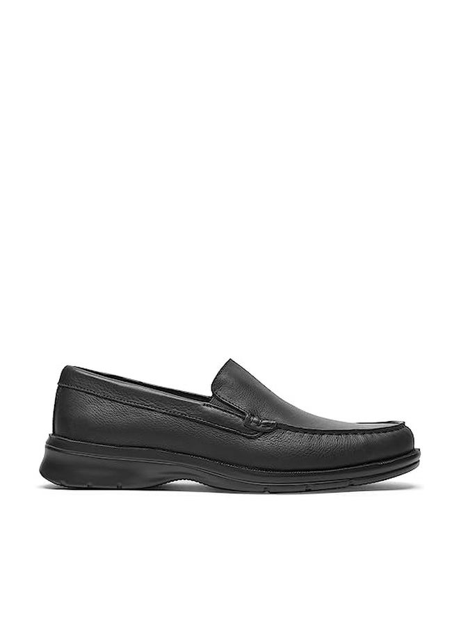 Rockport حذاء لوفر بالمر للرجال من روك بورت، أسود متجعد، 11.5 - Image 1