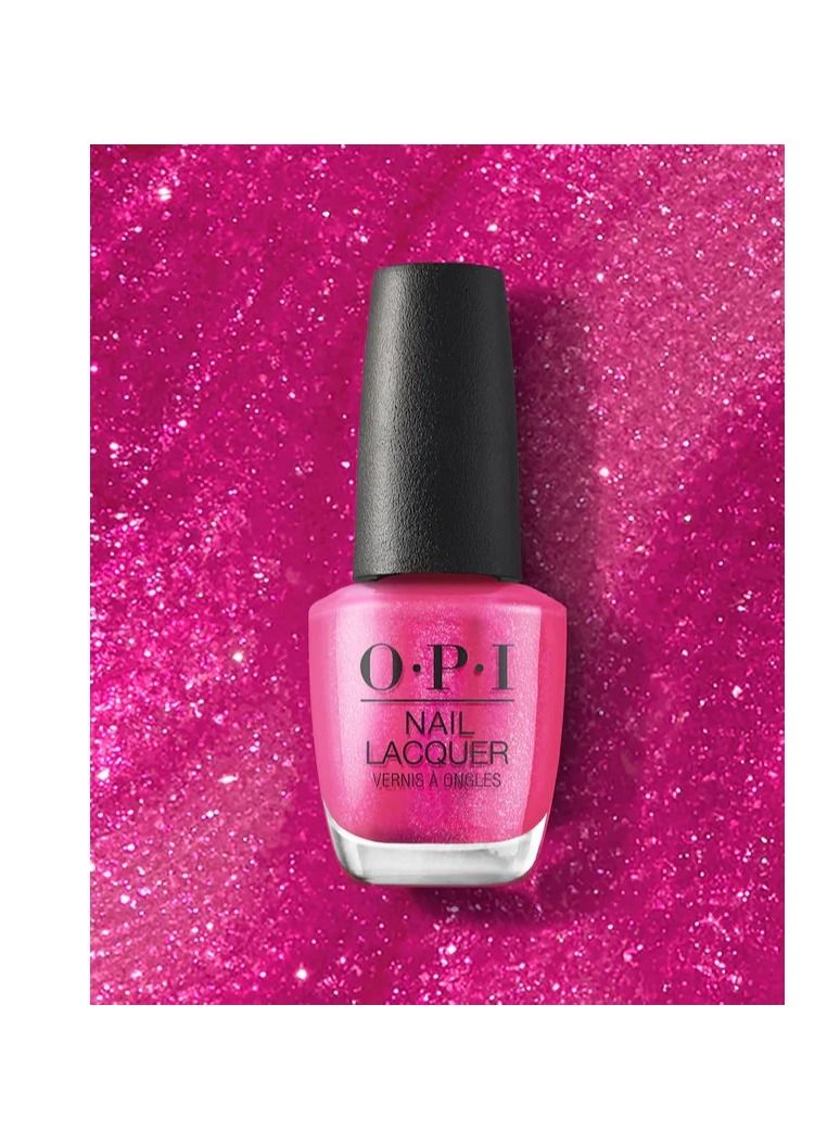 OPI NL وردي لامع وكن سعيدًا HRP08 15 مل