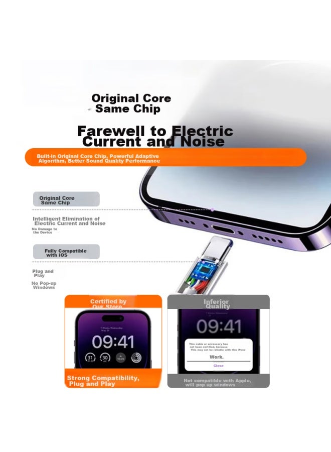 Witgoer Wired Earphones Compatible With Apple Iphone 14 Pro Max/13/12/11/x/xr/7 Plus/8/6, Lightning Connector - Image 2