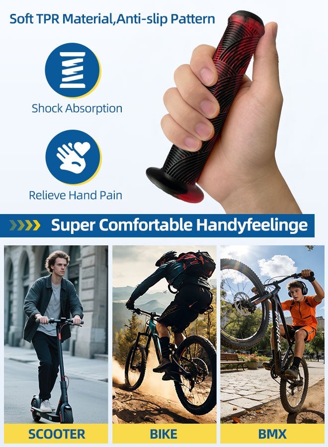 CREEPER Bicycle Handlebar Grips 14.5cm Length Suitable for Multiple Sizes Comfortable Daily Use Replacement Parts for Outdoor Cycling and Home Exercise - Image 5