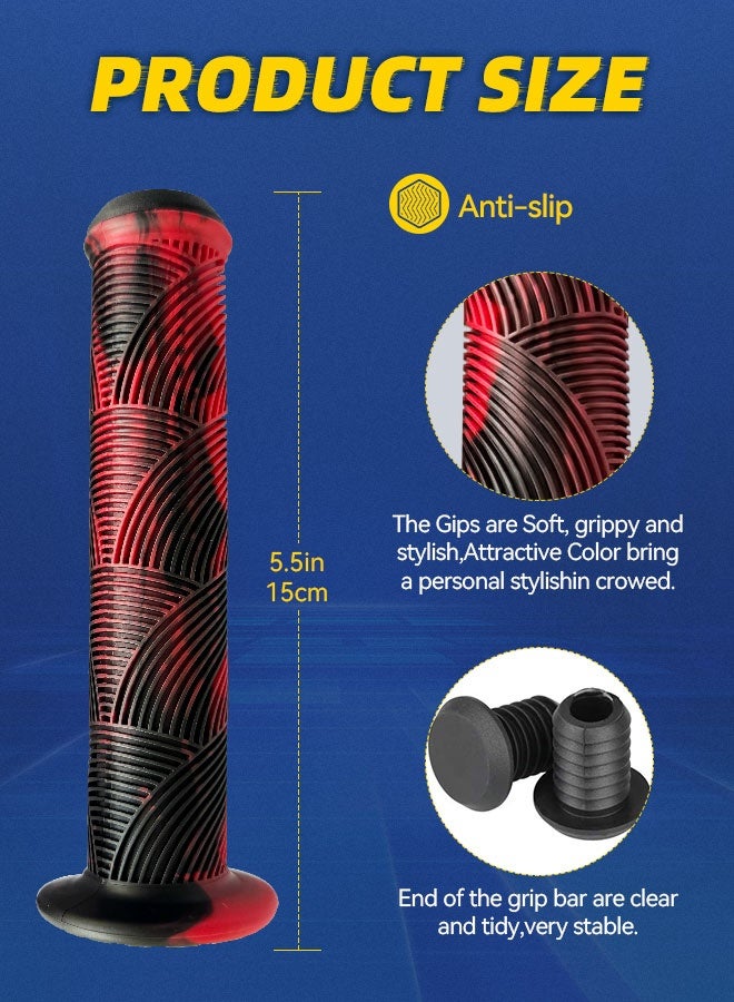 CREEPER Bicycle Handlebar Grips 14.5cm Length Suitable for Multiple Sizes Comfortable Daily Use Replacement Parts for Outdoor Cycling and Home Exercise - Image 2
