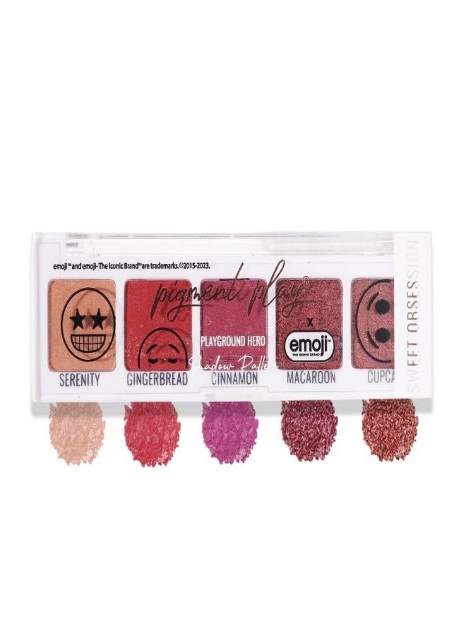 اللعب الصباغ لوحة ظلال العيون Pigment Play، للنساء، X Emoji Max Effects Mini، كريمية، قابلة للمزج وذات صبغة فائقة، 4.5 جم (Sweet Obsession، 4.5) - Image 1