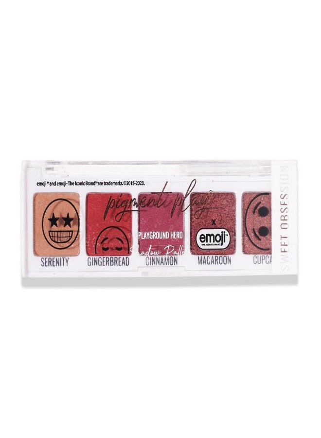 اللعب الصباغ لوحة ظلال العيون Pigment Play، للنساء، X Emoji Max Effects Mini، كريمية، قابلة للمزج وذات صبغة فائقة، 4.5 جم (Sweet Obsession، 4.5) - Image 5