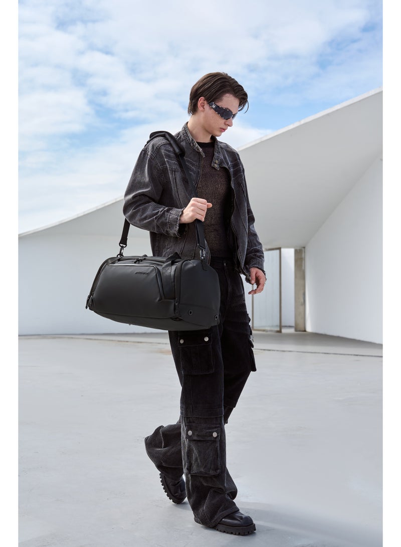 Arctic Hunter LXB00947 Large 3-in-1 Travel and Gym Duffel Bag that Converts into a Backpack for Men and Women, a Practical and Water-Resistant Travel Handbag with a 16-inch Laptop Sleeve, Separate Shoe Compartment, and Pockets for Personal Items and Toiletries - Image 2