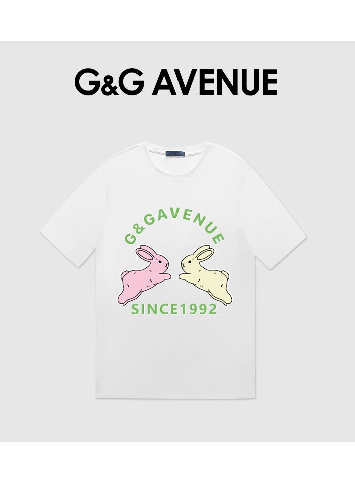 G&G AVENUE Happy Easter Shirts for men Easter Bunny Rabbit Tees Letter Printed Graphic Short Sleeve Egg Holiday Tops - Image 1