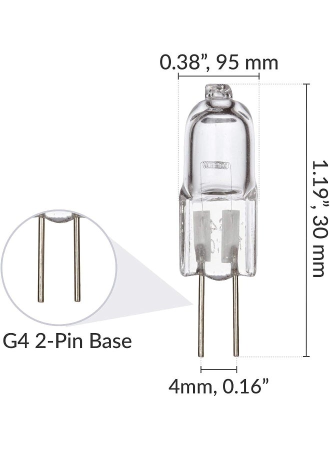 OSRAM Osram Capsule Lamp Halogen Bulb 12V 20W Warm White Bi Pin G4 For Accent Lights, Under Cabinet Puck Lamp, Chandeliers, Track Lighting Pack Of 10 - Image 3
