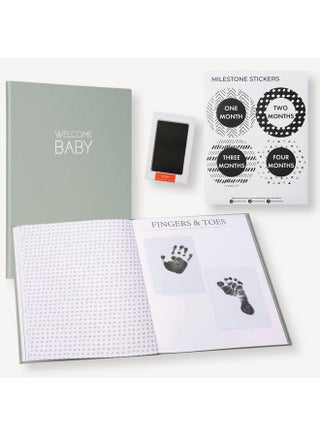 Nora's Nursery Baby Memory Book for Girl or Boy - 60 Pages Baby Book with Faux Leather Cover - Essential Baby Book Keepsake for New Parents - Baby Album and Memory Book for Your Child's First 5 Years - pzsku/Z7438A9F046BC66DD33F6Z/45/_/1737031214/90948abd-9ccc-456d-843c-3e4d1a533a09