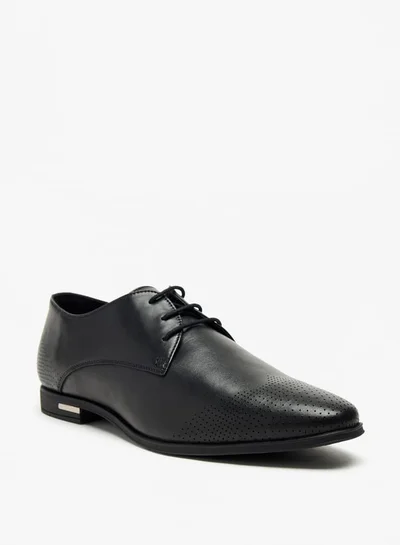 LBL by Shoexpress Solid Lace-Up Derby Shoes