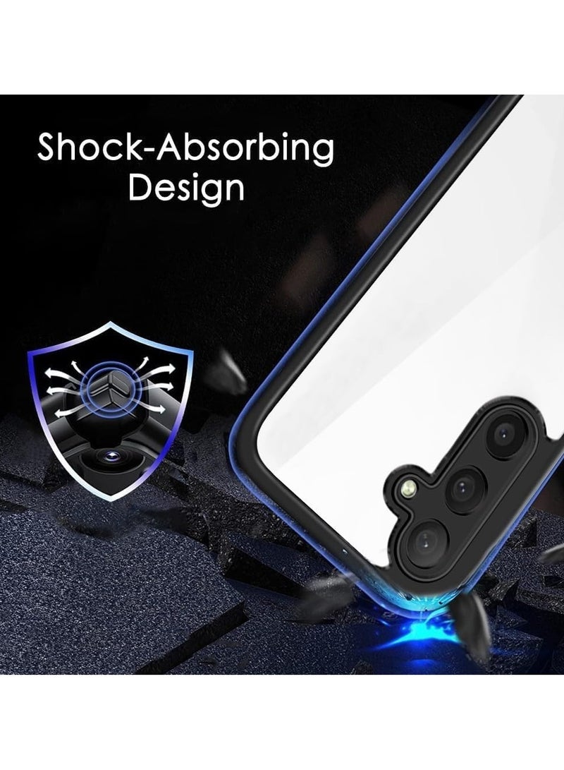 Bumper Protective Case for Samsung Galaxy A54 5G Silicone TPU Bumper Ultra Durable Ultra-Safe Camera Optimum Solution Black  - Image 4
