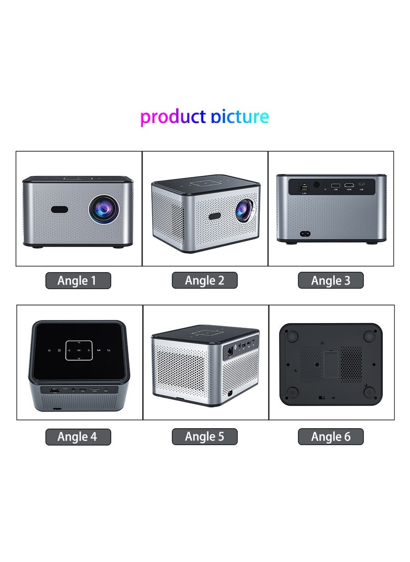 General - Wireless Smart Projector X3 Pro H713 HD Bluetooth Projector Portable Electric Focus + 4-Point Keystone Correction - Image 1