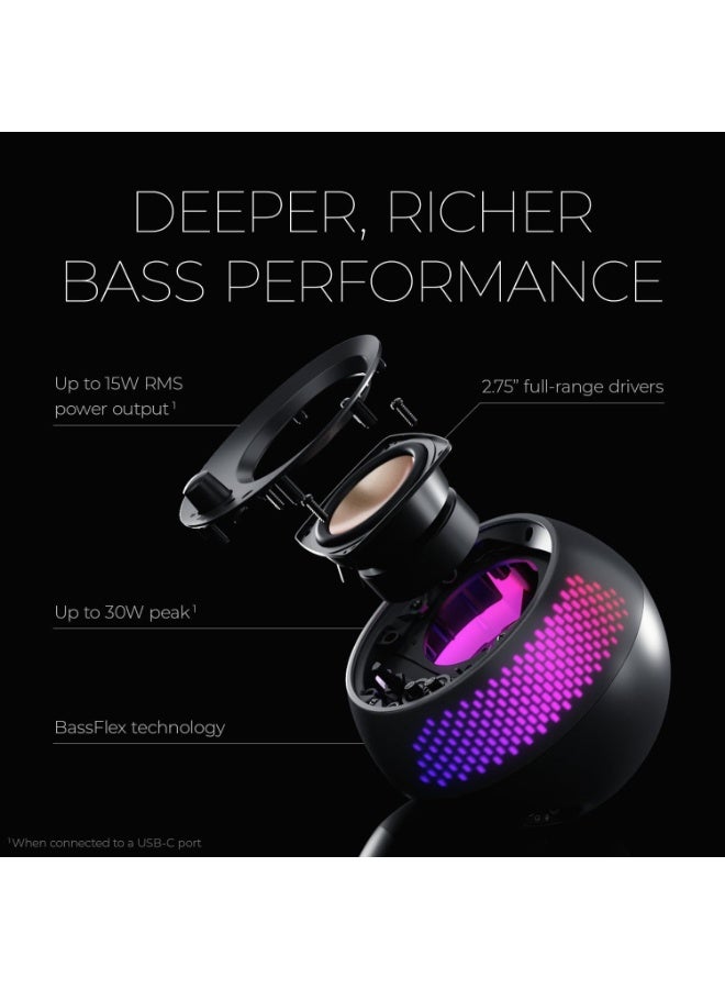 كريتيف بالإضافة إلى مكبرات صوت الكمبيوتر مع مضخم الصوت - Image 3