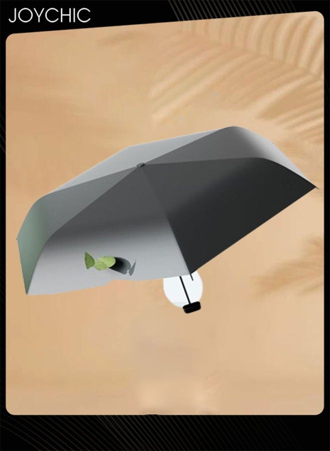 Joychic مظلة صغيرة مضادة للأشعة فوق البنفسجية للنساء والرجال للاستخدام المزدوج لأيام الشمس والمطر، مظلة قابلة للطي - Image 2