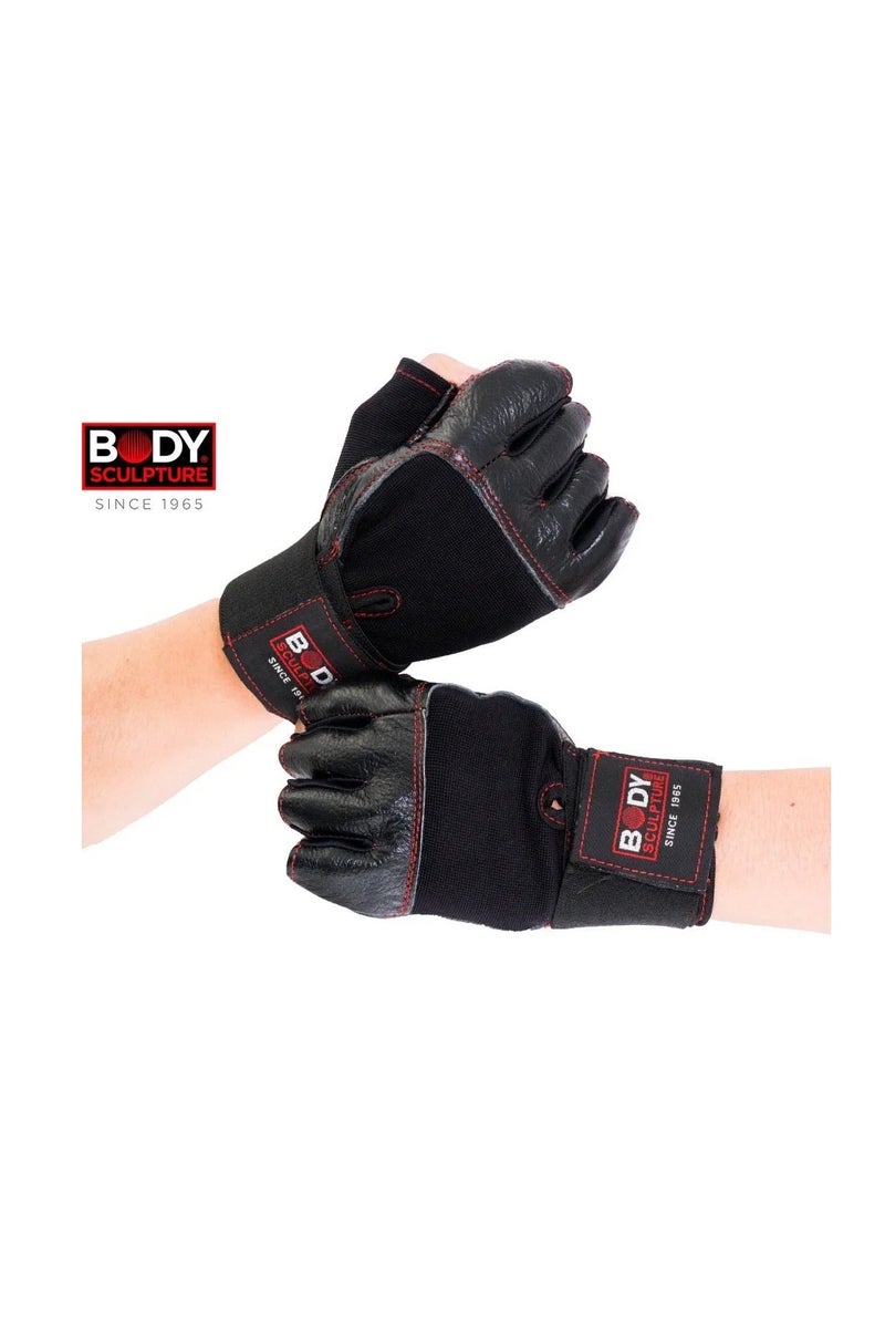 BODY SCULPTURE Bods Training Gloves Blk/Red P10 - Image 2