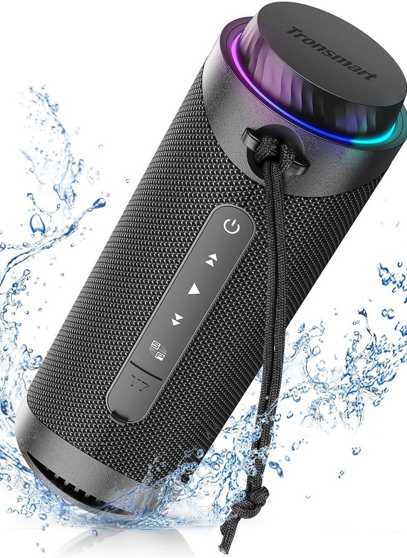 Tronsmart - Tronsmart T7 30W Waterproof Portable Speaker, SouldPulse Audio with 360 Surround Sound, Bluetooth V5.3, IPX7 Waterproof, TWS, Battery 4000mAh, Custom EQ via APP - Black - Image 1