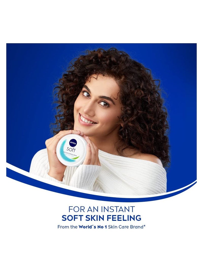 Nivea Soft Refreshing And Moisturizing Cream White 50ml - Image 4