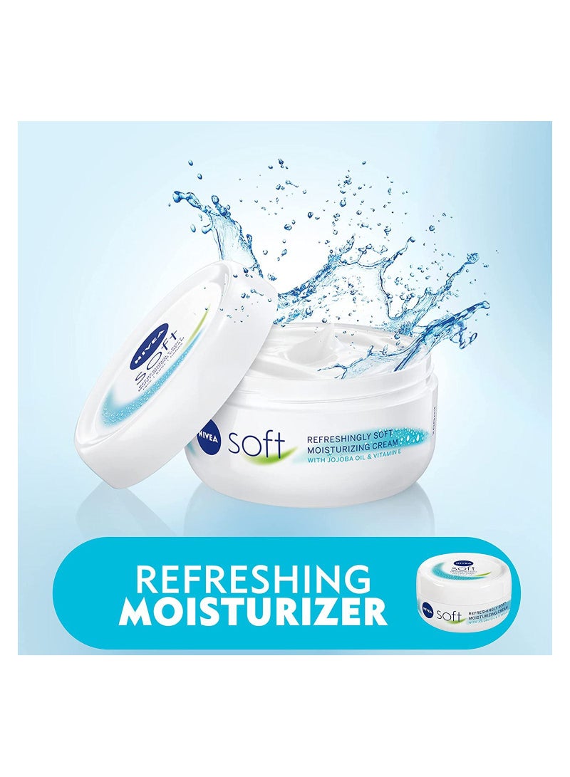 Nivea Soft Refreshing And Moisturizing Cream White 50ml - Image 1